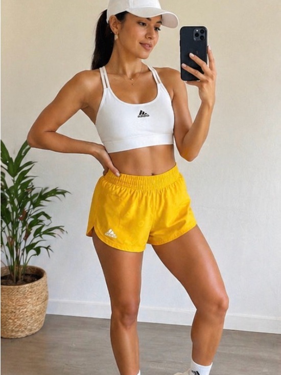adidas Pants - ✨Adidas AEROREADY Yellow Running Athletic Shorts XS